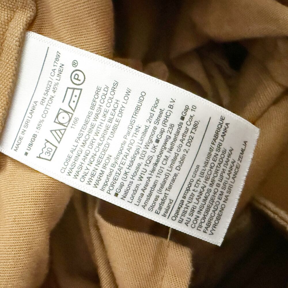 BANANA REPUBLIC | Explorer Culottes Pants Shorts Wide Leg Caramel Apple Tan | 6 - Picture 8 of 8